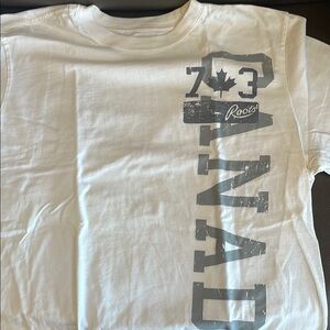 Roots White Canada Graphic T-Shirt